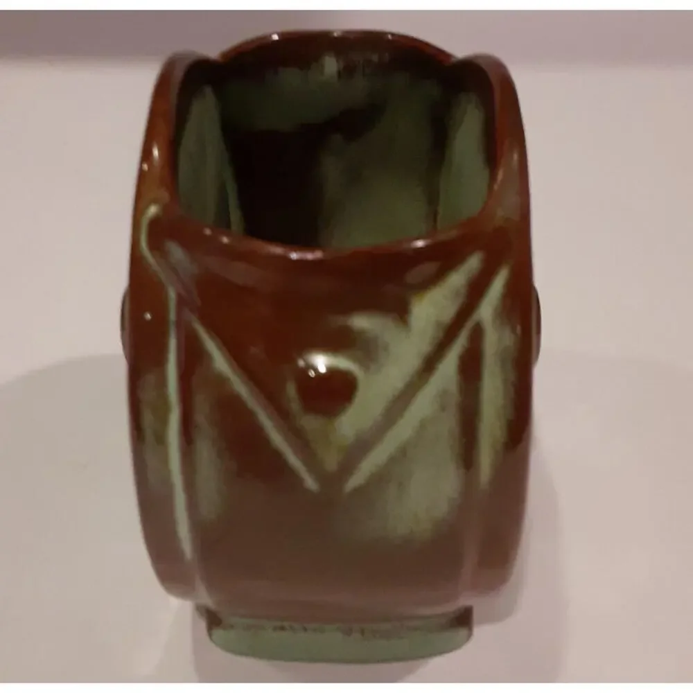 Vintage Frankoma Pottery Snail Shell Vase